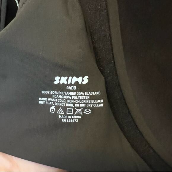 NWT Skims Fits Everybody Scoop Plunge Bra Espresso 44DD Brown - Picture 4 of 5
